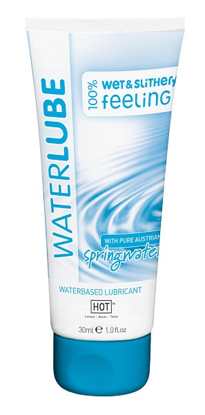 Гель-смазка на основе чистой родниковой воды WaterLube - 30 мл. - HOT - купить с доставкой в Рязани