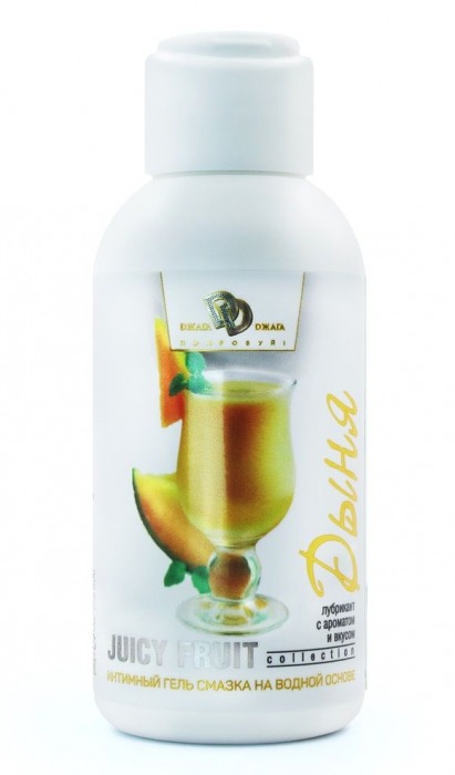 Интимный гель на водной основе JUICY FRUIT с ароматом дыни - 100 мл. - БиоМед - купить с доставкой в Рязани