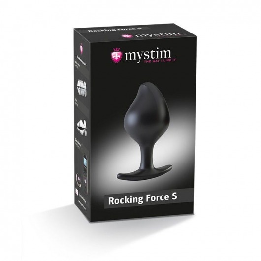 Анальная пробка Rocking Force S для электростимуляции - 9,5 см. - MyStim - купить с доставкой в Рязани