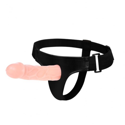 Телесный фаллоимитатор на трусиках Jessica Strap-On - 15,5 см. - Baile - купить с доставкой в Рязани