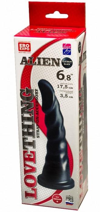 Насадка для трусиков харнесс Alien - 17,5 см. - LOVETOY (А-Полимер) - купить с доставкой в Рязани