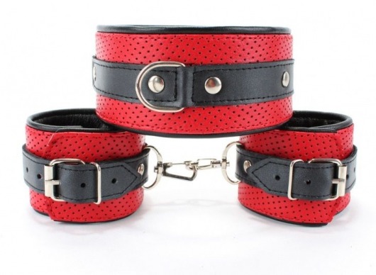 Кожаный БДСМ-набор - БДСМ Арсенал - купить с доставкой в Рязани