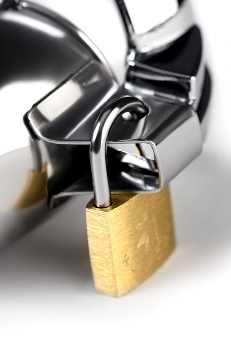 Серебристый мужской пояс верности TOYFA Metal - ToyFa - купить с доставкой в Рязани