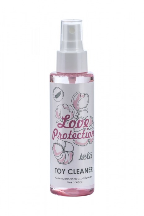 Гигиенический антисептический лосьон Toy cleaner - 110 мл. - Lola Games - купить с доставкой в Рязани