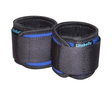 Сине-черные неопреновые наручники - Sitabella - купить с доставкой в Рязани