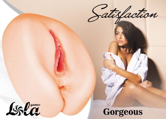 Мастурбатор с 2 тоннелями Satisfaction Gorgeous - Lola Games - в Рязани купить с доставкой