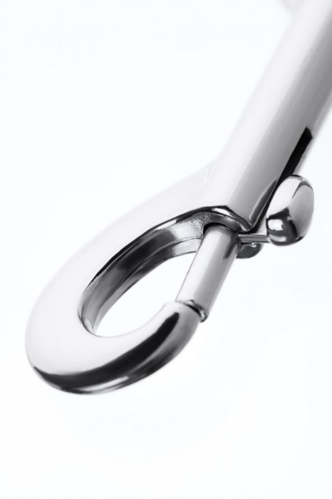 Серебристый двухсторонний карабин TOYFA Metal - ToyFa - купить с доставкой в Рязани