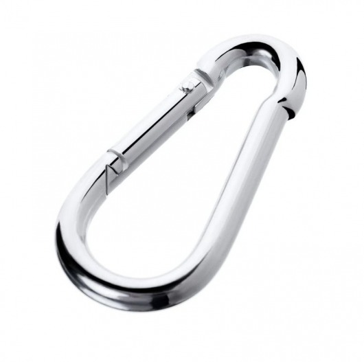 Серебристый карабин TOYFA Metal - ToyFa - купить с доставкой в Рязани