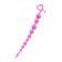 Розовая силиконовая анальная цепочка Long Sweety - 34 см. - ToyFa в Рязани Розовая силиконовая анальная цепочка Long Sweety - 34 см. - ToyFa