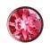 Пробка цвета розового золота с малиновым кристаллом Diamond Ruby Shine L - 8,3 см. - Lola Games - купить с доставкой в Рязани