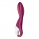 Малиновый вибромассажер для стимуляции G-точки Heated Thrill - 20,6 см. - Satisfyer купить в Рязани с доставкой в Orgasmix.ru Малиновый вибромассажер для стимуляции G-точки Heated Thrill - 20,6 см. - Satisfyer