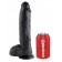 Реалистичный чёрный фаллоимитатор-гигант 10 Cock with Balls - 25,4 см. - Pipedream купить с доставкой в интернет-магазине Orgasmix в Рязани Реалистичный чёрный фаллоимитатор-гигант 10 Cock with Balls - 25,4 см. - Pipedream